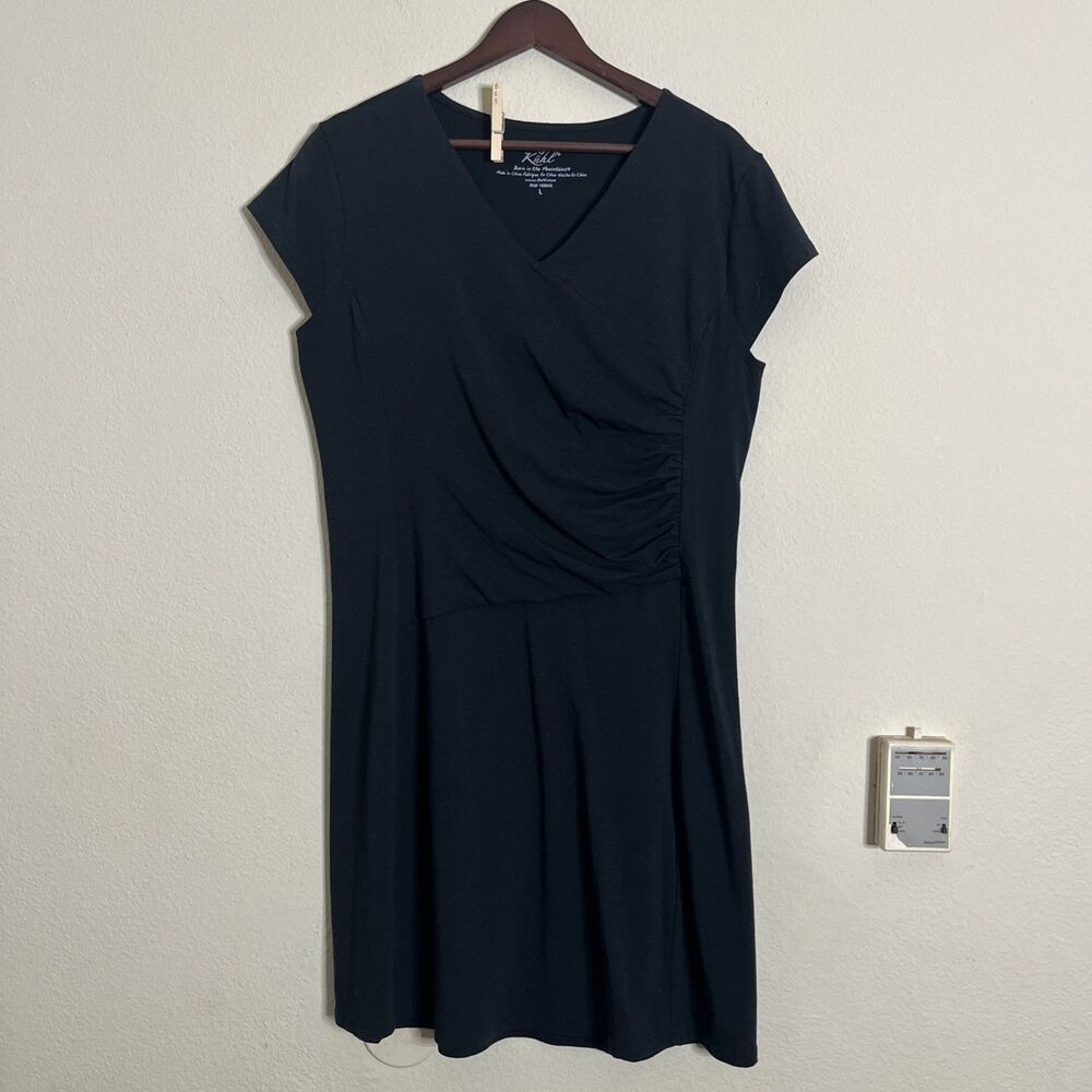 Kuhl SZ L Organic Cotton Coolmax  Stretch Verona Ruched Dress